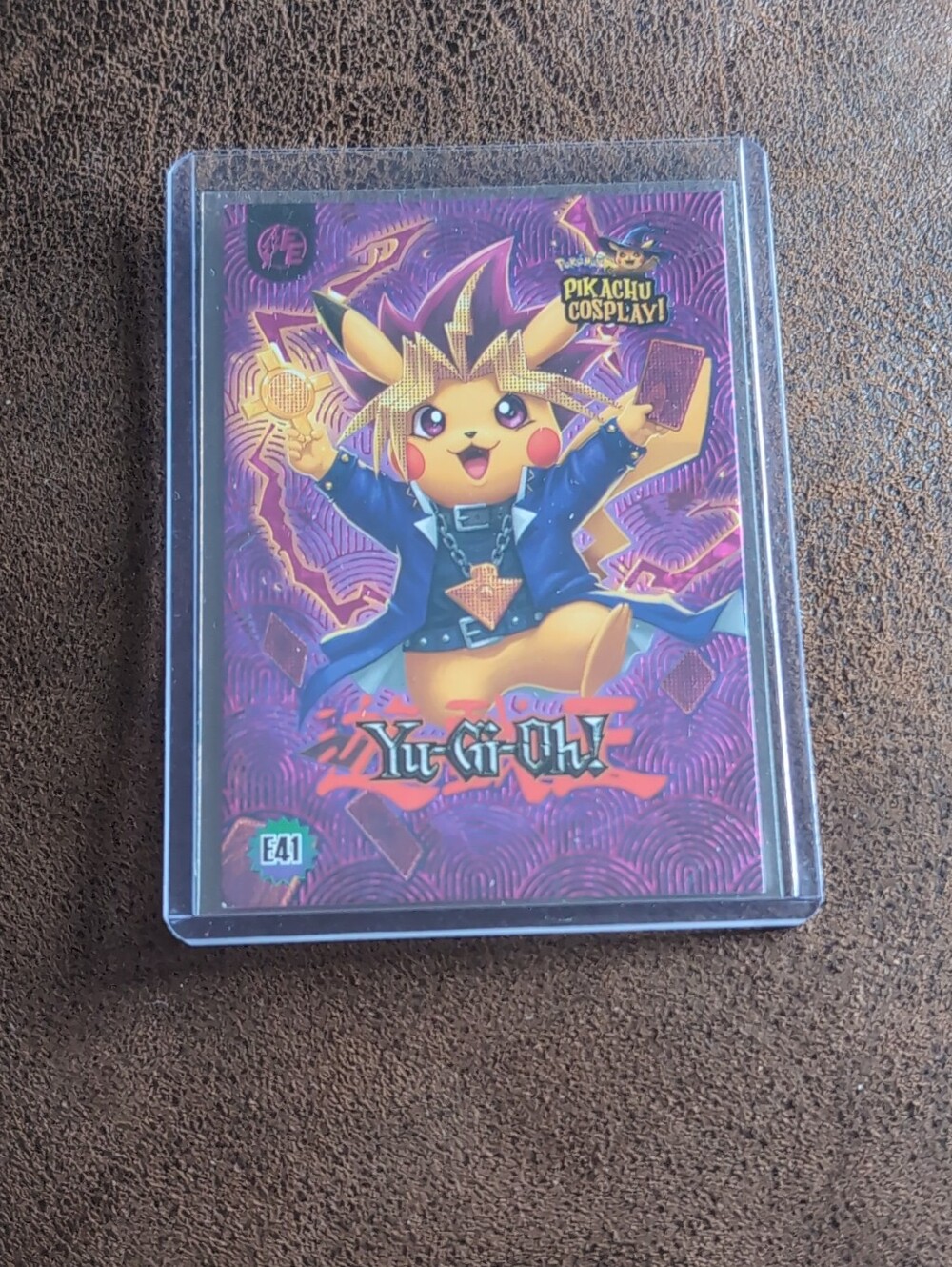 Pikachu Cosplay Magenta Yugioh Holofoil E41